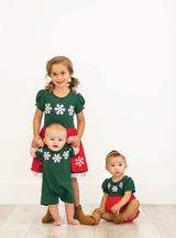 Holiday Snowflake Romper