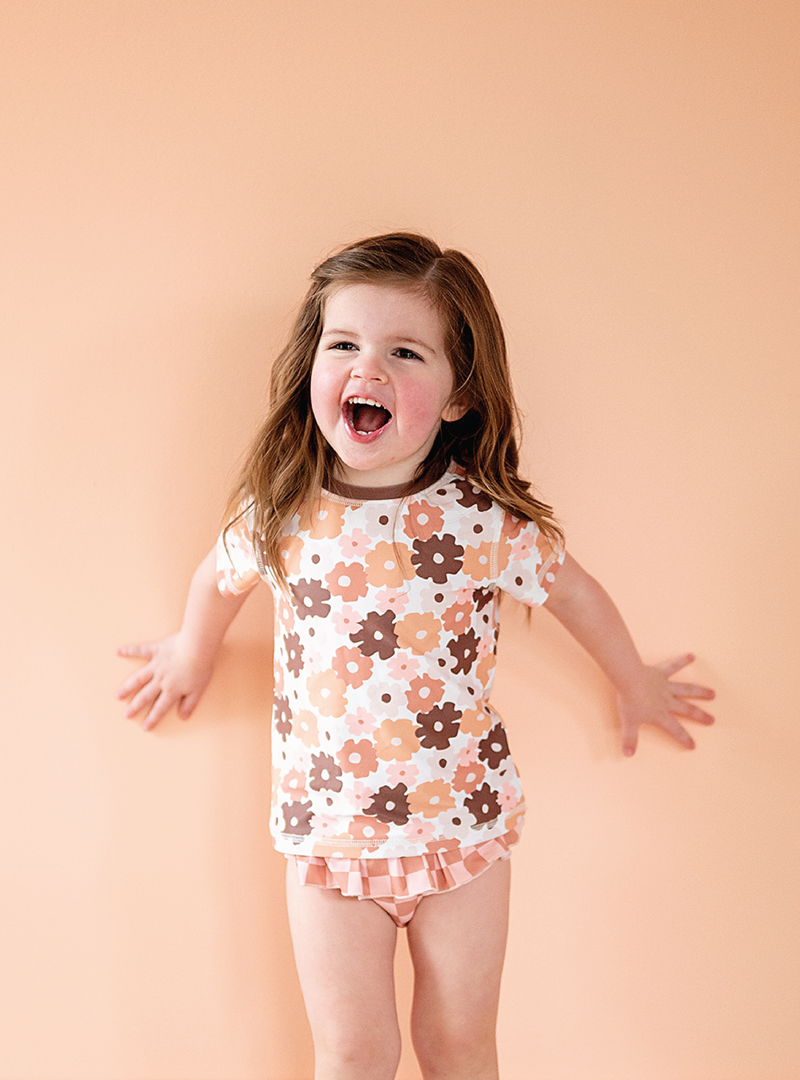 Earthy Floral Rash Guard – Taylor Joelle